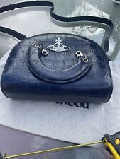 VIVIENNE WESTWOOD BLUE JOSEPHINE DOME CROSSBODY BAG RRP £360 IMMACULATE