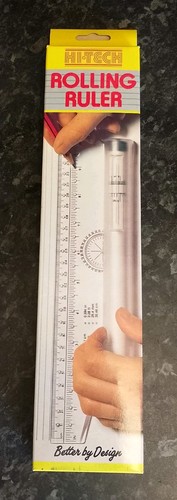 Vintage tech rolling - rolling, ruler