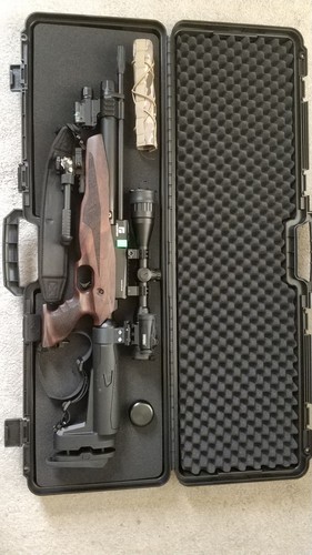 Air rifle large - hard, case