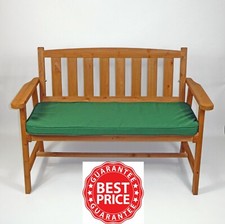 GARDEN BENCH CUSHION SEAT PAD SWING SEAT OUTDOOR PATIO FURNITURE GREEN