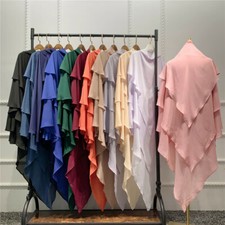 3 Layer Khimar Muslim Prayer