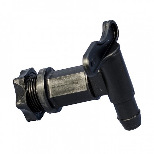 Black lever tap back nut - back, for