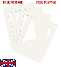 Off White Photo/ Picture Mount A6,A5,A4,A3,A2,A1 fit all 'A' Inches & CM Sizes