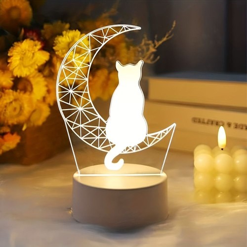 Creative moon cat figure - creative,