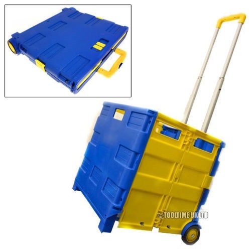 Large folding shopping - large, trolley