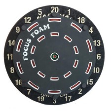 Focus Foam Classic Doubles Triples Steel Tip Dartboard Trainer (Non Magnetic)