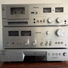 Panasonic Stereo Cassette Deck 619 Retro Vintage HiFi amplifier SU-2700 leaflets