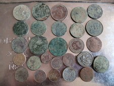 Vintage Old British Worn Coins