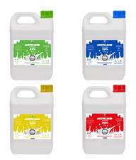 White Vinegar 5L Strong Acetic Acid Cleaning / Stain Remover / Kettle Descaler