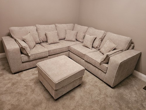 Luxury ruby corner - luxury, sofa|