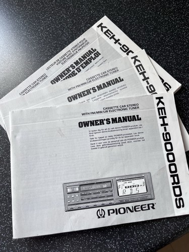 Pioneer keh 9000 rds manuals - 9000,