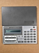Sharp PC-1270 Pocket Computer Calculator Working Well (2)