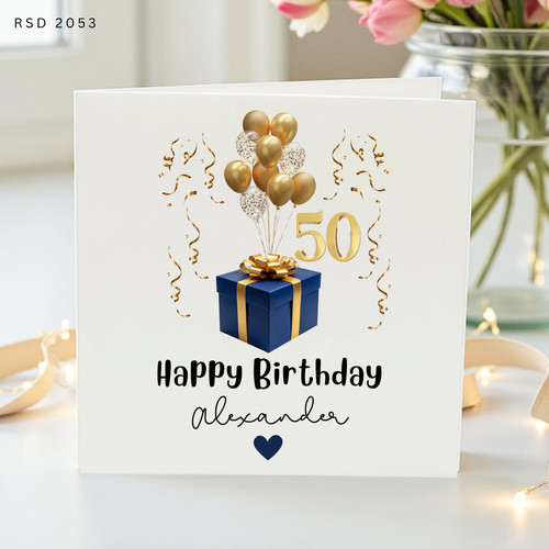 Personalised 50th birthday - personalised,