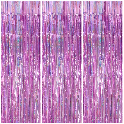 Pcs pink foil curtain - pcs,