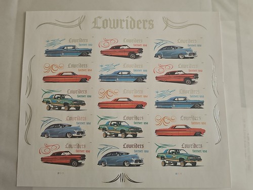 Usps lowriders forever - usps, stamp