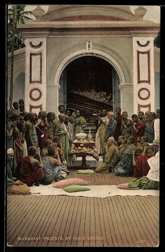 India buddhist priests - ak, india,