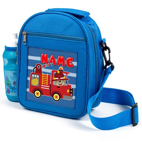 Personalised lunch bag fire - personalised,