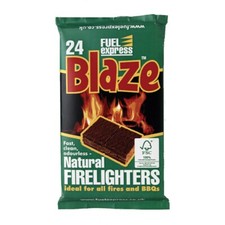 FULL BOX  24 Packs Natural Firelighters Starter Cube 24 Pack Quick Lighter