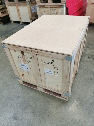 Large wooden box crate - wooden,