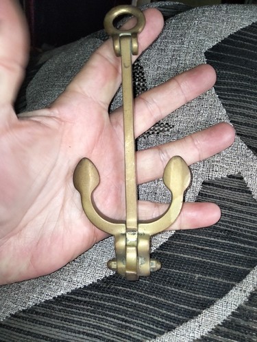 Vintage brass novelty ships - brass,