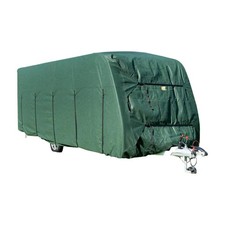 HTD Caravan Storage Cover Green Breathable 4-Ply Winter Protection