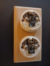 2 Gang Vertical Bakelite