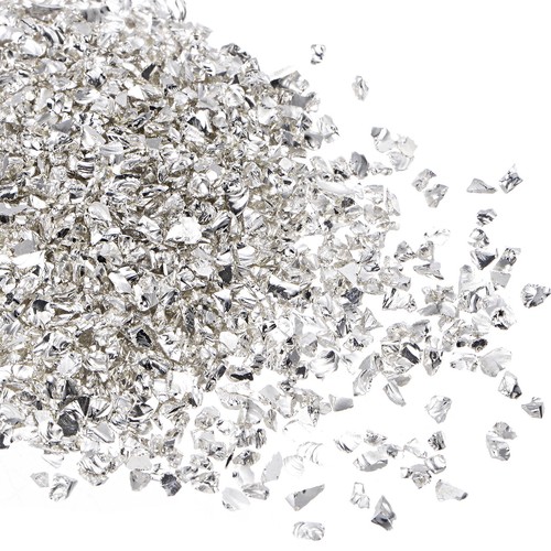 Crushed glass chips 4mm x - glass,