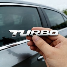 3D Metal TURBO Logo Emblem