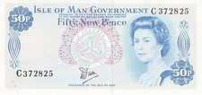 ISOLA DI MAN ISLE OF MAN 50 PENCE ANNO 1979 PICK P33a UNC - FDC