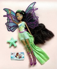 🖤 Winx Club 🖤 2012 Vintage Rare Harmonix Aisha Doll Accessories & Wings