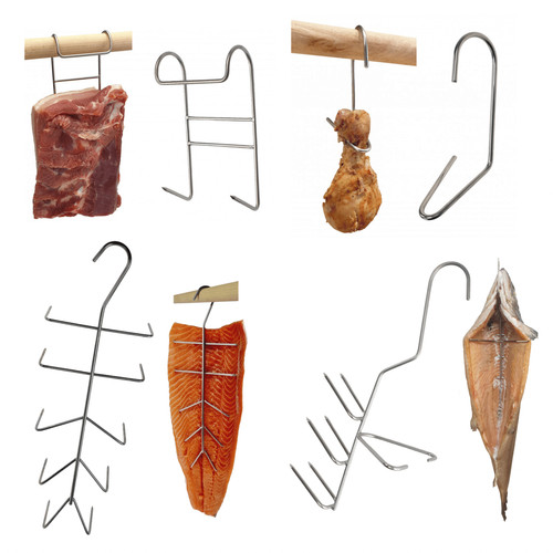 Smoking hooks meat - smoking,