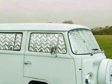 VW T2 Brazilian Bay Thermal Silver Screen Blind Mat 8 Piece Internal Kit 97 - 13