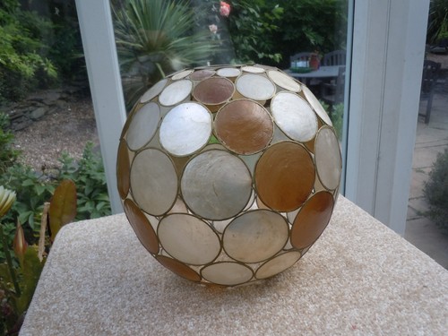 Ivory brown capiz shell - brown,
