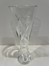 Waterford Crystal JOHN ROCHA SIGNATURE 9” Vase Cut Glass Excellent Condition