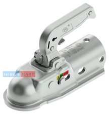 Trailer Coupling Hitch, Braked Heavy Duty Pressed Steel 3000kg, 50mm Coupling