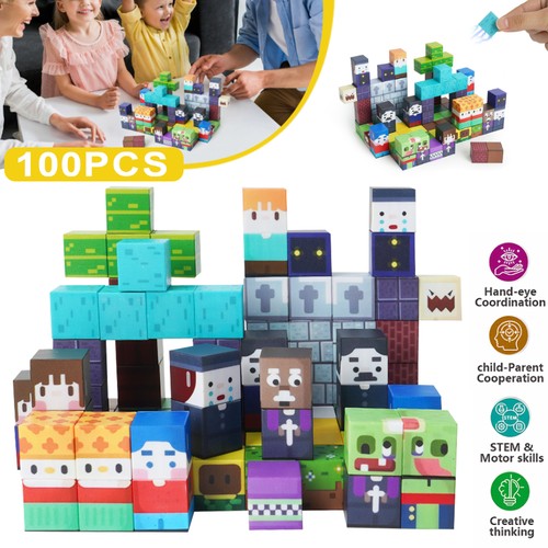100pcs minecraft magnetic - 100pcs,