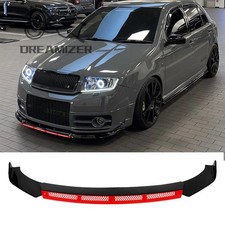Gloss Black Front Bumper Lip Splitter Spoiler Body Kits For Skoda Octavia RS MK5