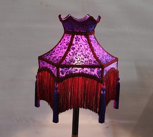 Victorian purple velvet - purple,