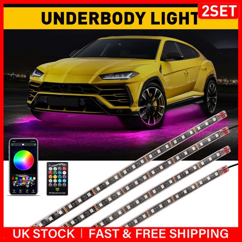 Rgb led car underglow strip - 2x,