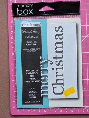 Craft destash memory box - craft,