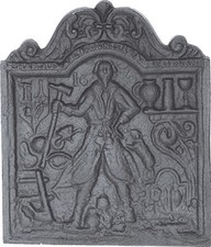 Traditional Cast Iron Fireback Fireplace Fire Back Fire Back Board Back Plate