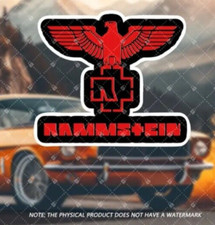 Rammstein Band Rock Group Vinyl car Laptop wall art Sticker decal 15x13cm