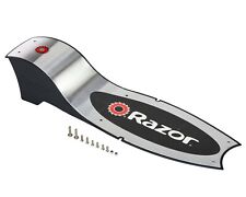 Razor E300 / E300S Deck Plate with Grip Tape - White - Blue