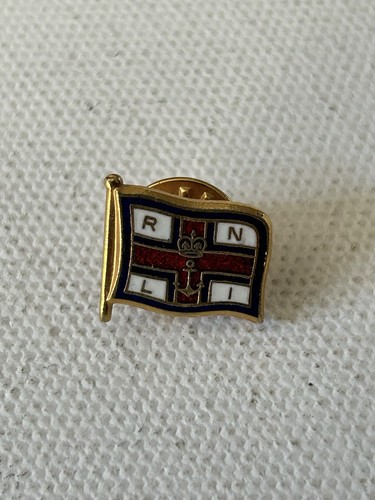 Rnli vintage enamel - vintage, badge