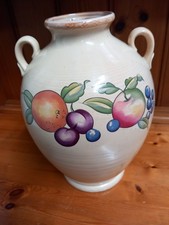 Vintage Hornsea Yeovil Handled Vase / Urn 12" High