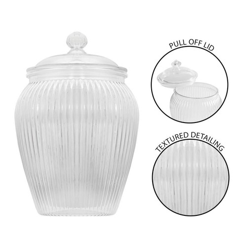 Large sweet jar 1500ml clear - sweet,