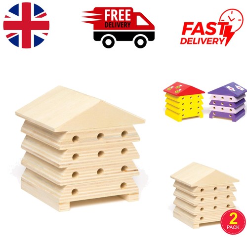 Wooden bee houses for kids - 2,