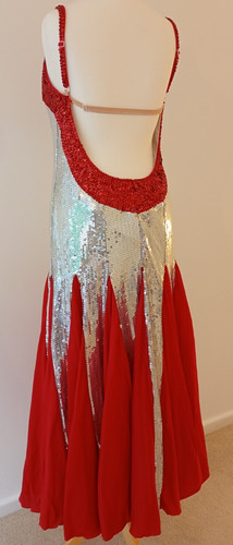 Red ballroom latin dance - red,