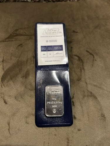 50g silver bar fine - silver,