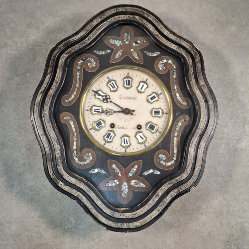 Antique french wall clock - antique,